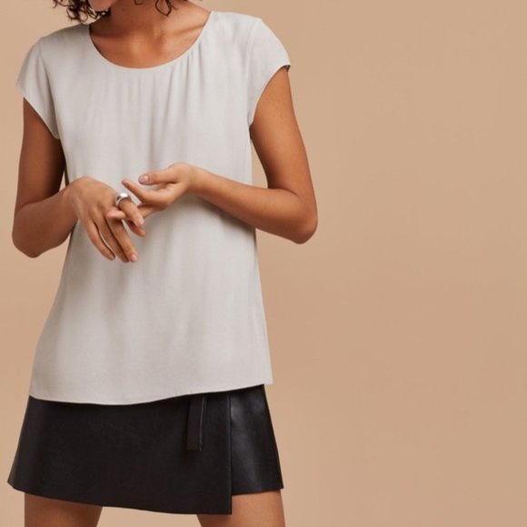 Aritzia Wilfred Free Juliger Short Sleeve Blouse - Picture 5 of 10